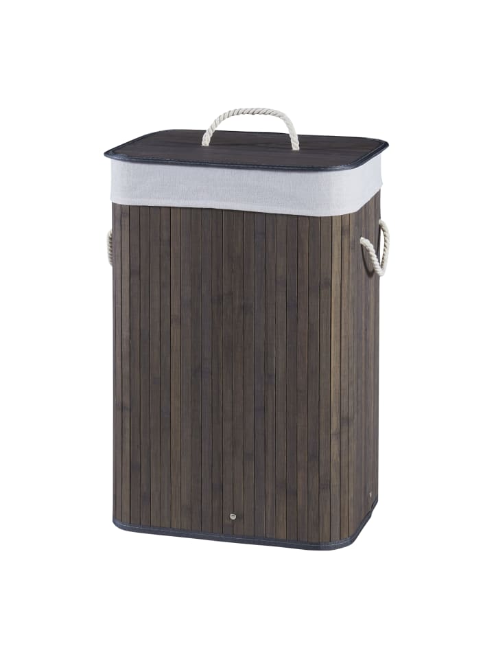 en.casa Wäschekorb Salla in Braun (B)40cm (H)60cm (T)30cm (V)72l günstig kaufen onesize