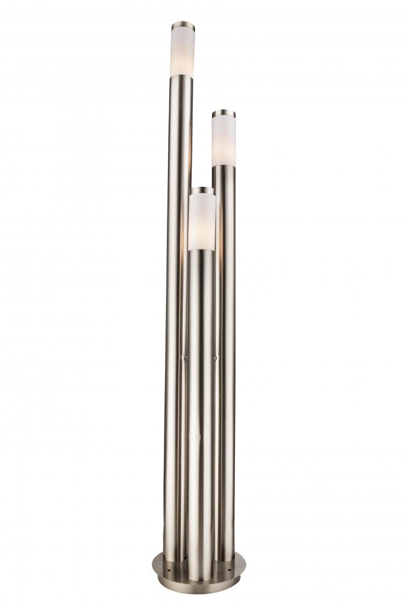 Globo Lighting - BOSTON LED - Außenleuchte Edelstahl, 3x E27 LED
