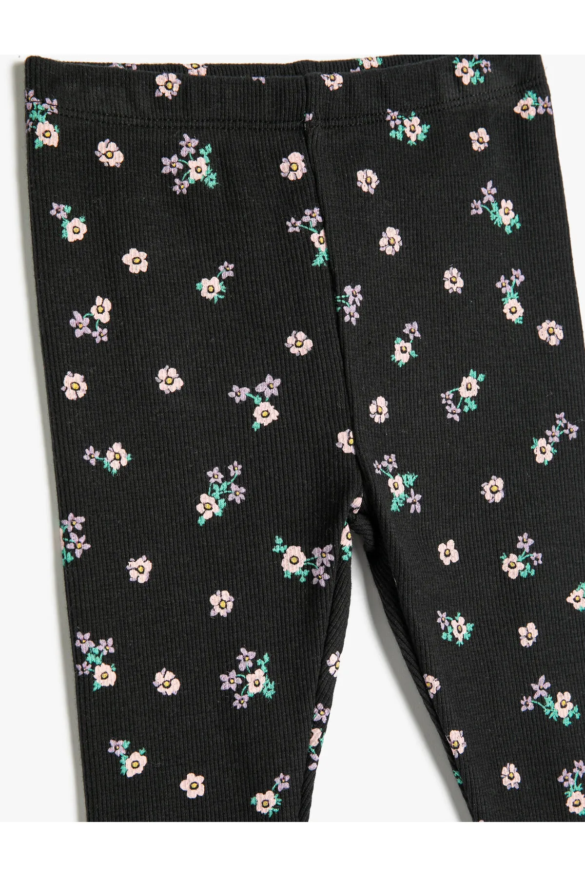 Koton  Leggings mit floraler Schleife und detaillierter Cord-Baumwolle