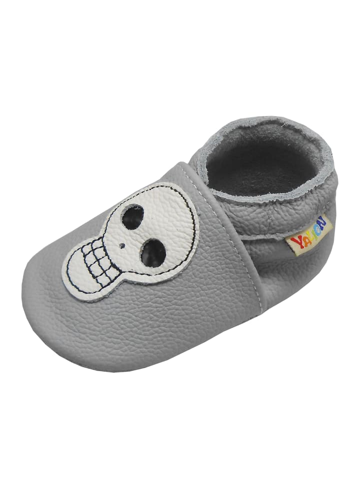 Yalion Leder-Krabbelschuhe 