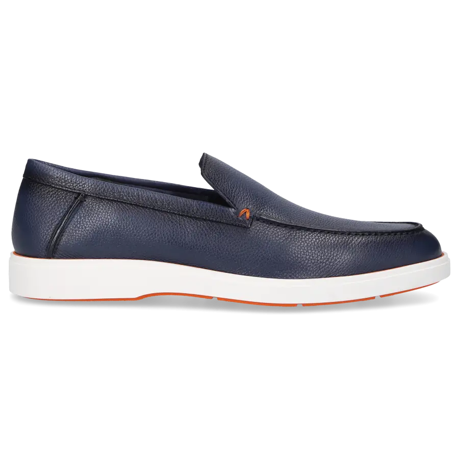 Santoni - Loafer 17824 Kalbsleder - blau