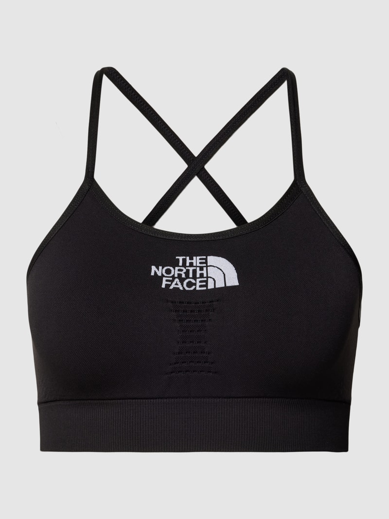 Sport-BH mit gekreuztem Rücken in schwarz