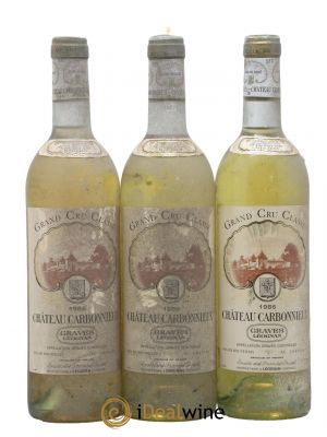 Château Carbonnieux Cru Classé de Graves  1986 - Lot de 3 Bouteilles
