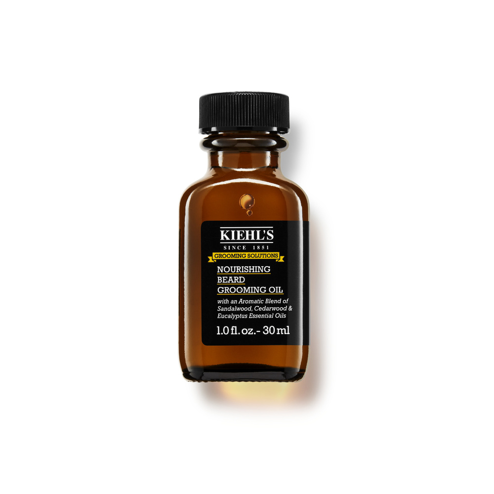 kiehl's Nourishing Beard Grooming Oil Huile de barbe nourrissante et coiffante ultra-légère