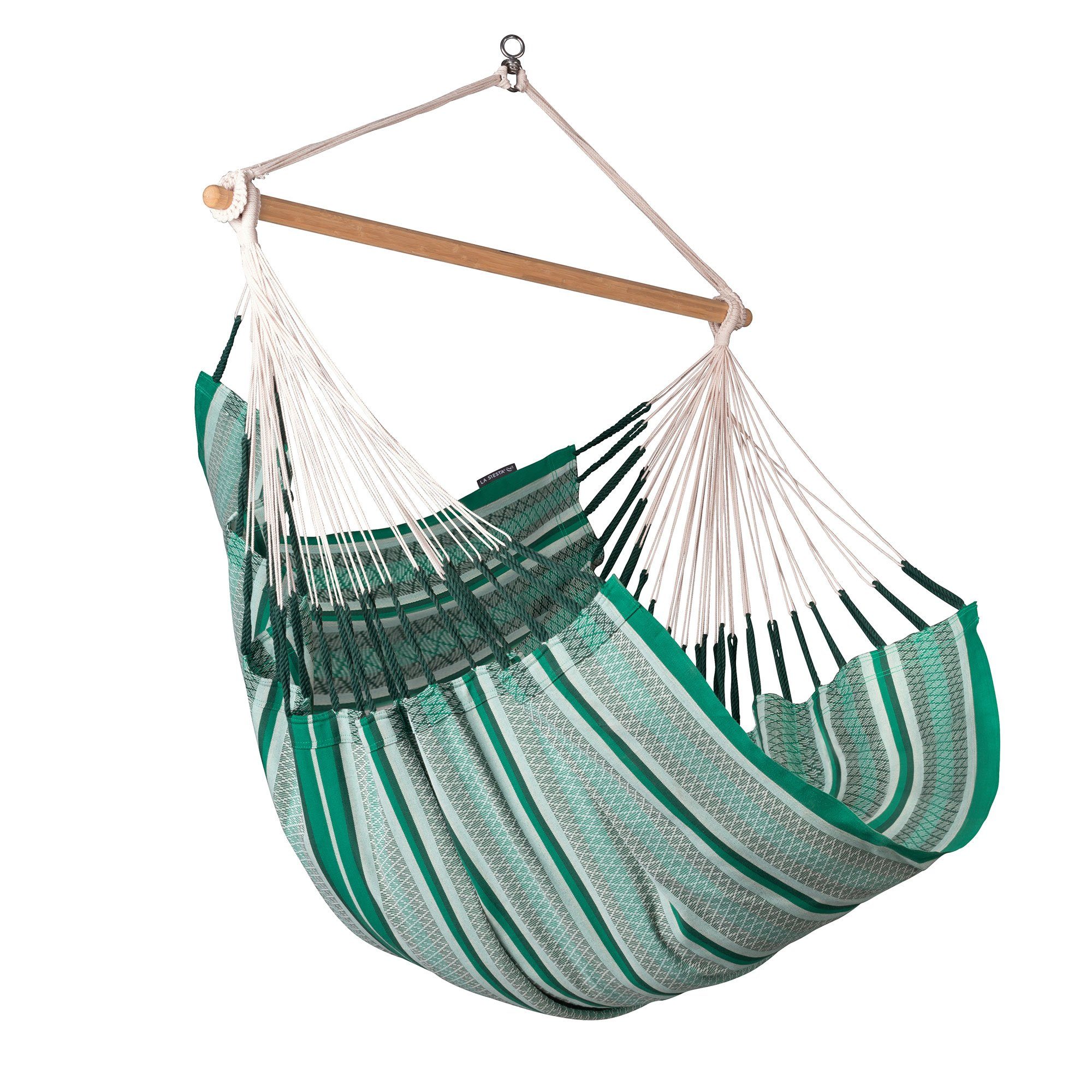 La Siesta Hängestuhl Hängestuhl Habana Agave - Hängestuhl aus Bio Baumwolle Comfort Size, Hochwertige Qualität