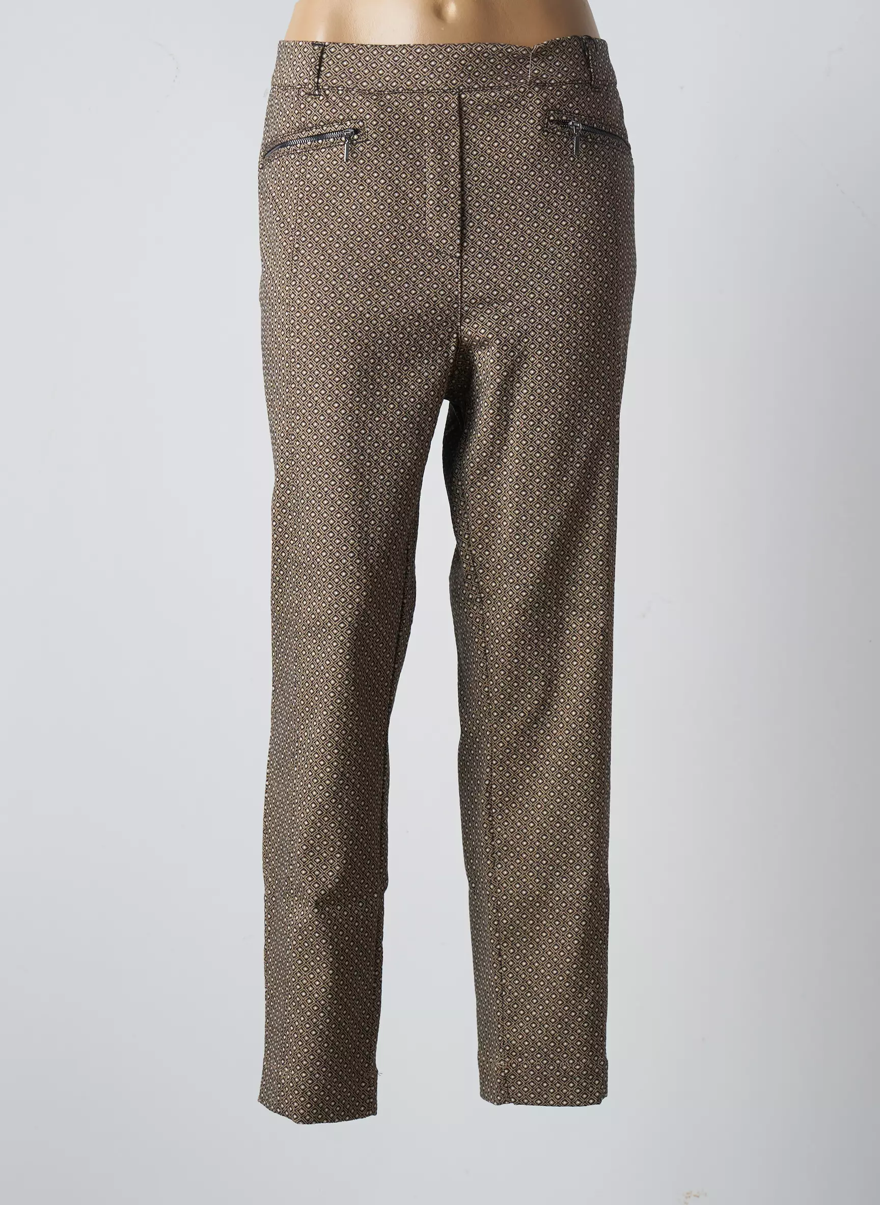 Brandtex Pantalons Droits Femme couleur marron
