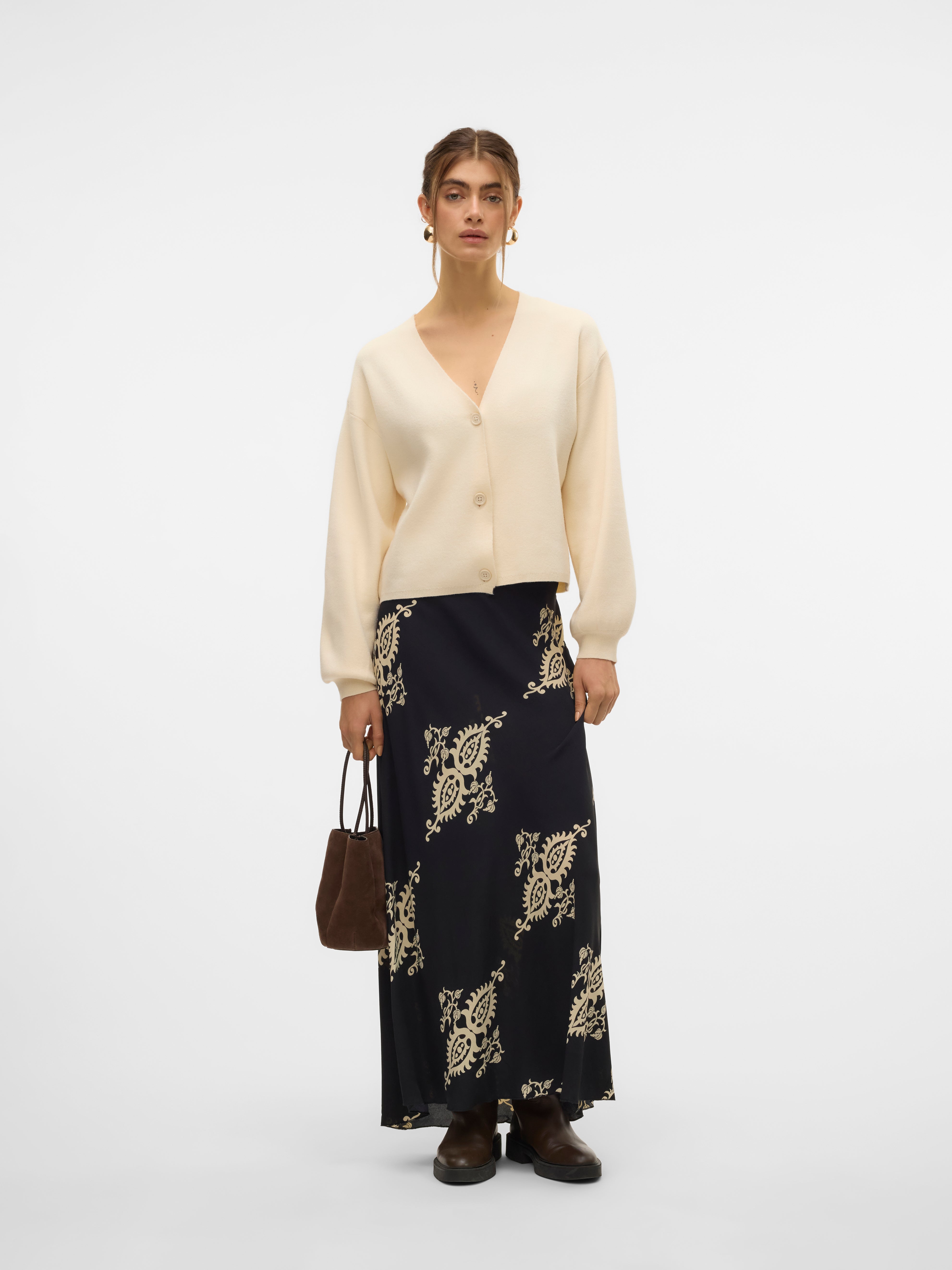 VMQUE Hohe Taille Langer Rock