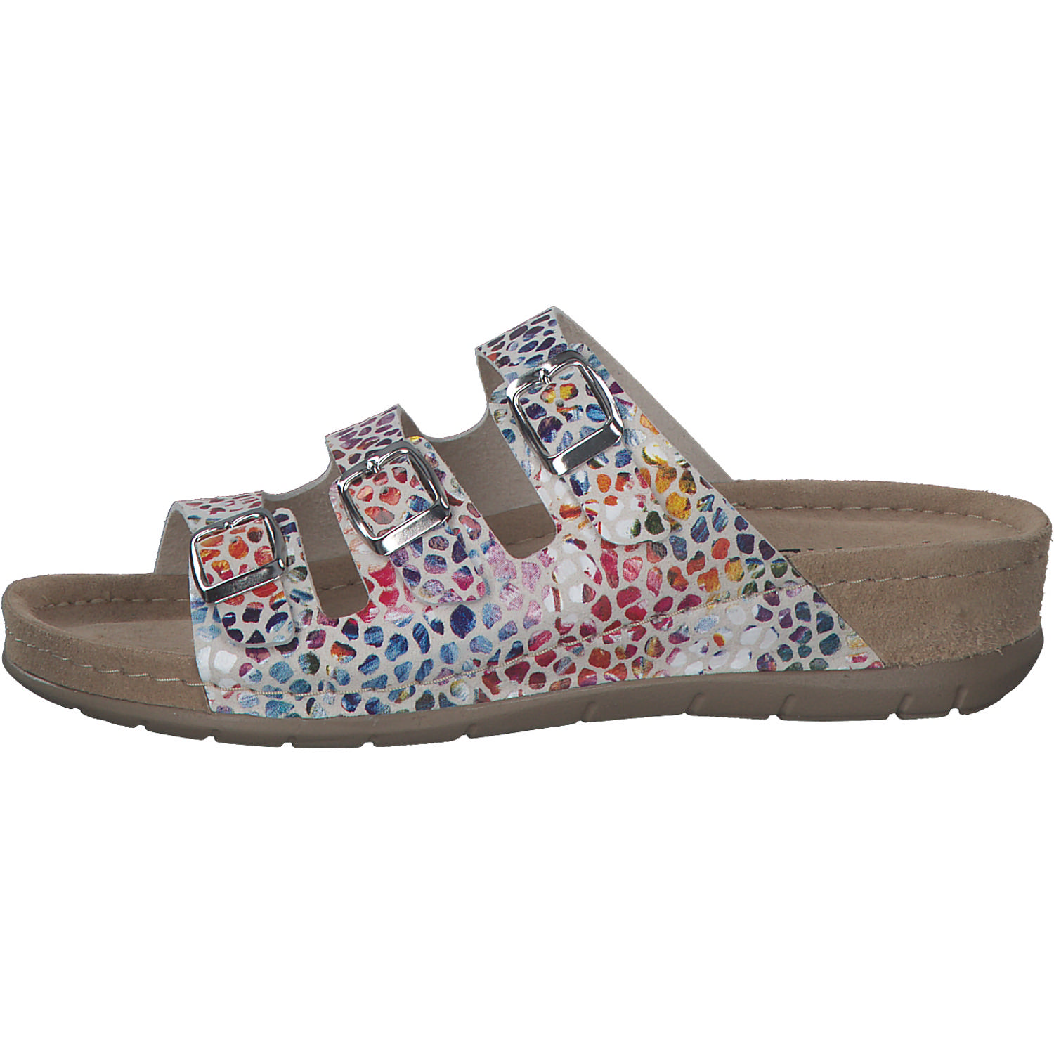 Rohde 5851, Hausschuhe & Pantoffeln, Damen, beige - muster