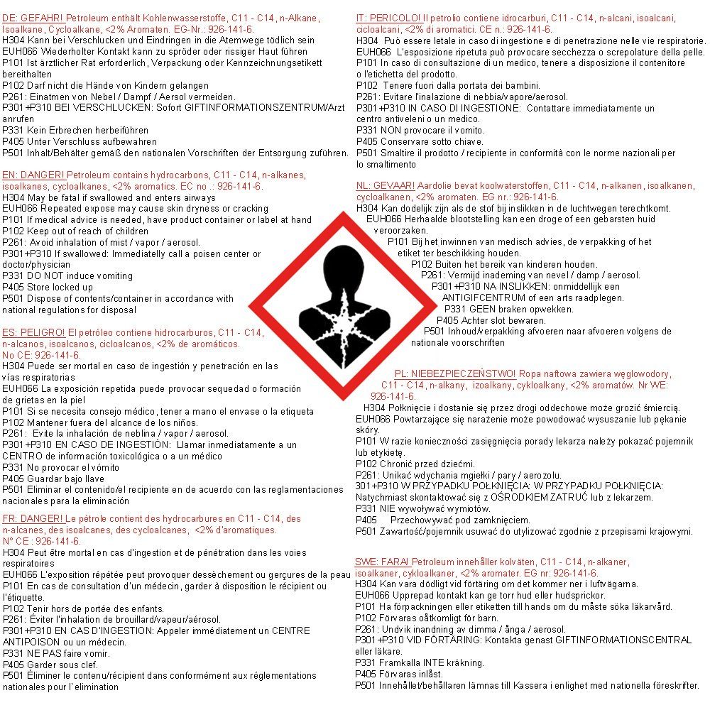 Flameup Lampenöl Set 6 L Lampenöl Petroleum Heizung Kamin Öllampe Laterne Öl Flameup