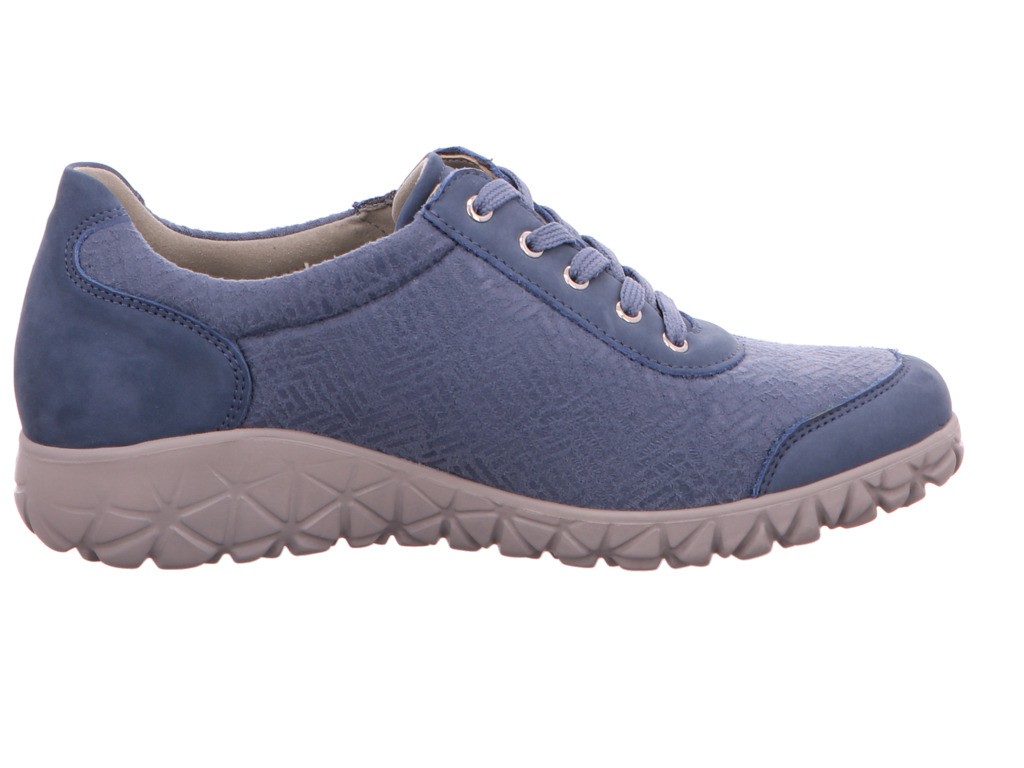 WALDLÄUFER Freizeit Schnürer blau