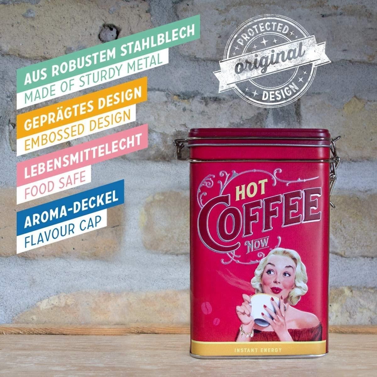 Nostalgic-Art Kaffeedose Aromadose - Say it 50's - Hot Coffee Now