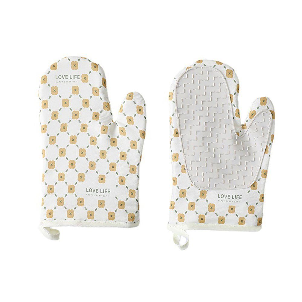 LENBEST Topflappen Topflappen Anti-Verbrühungshandschuhe, wärmeisolierend