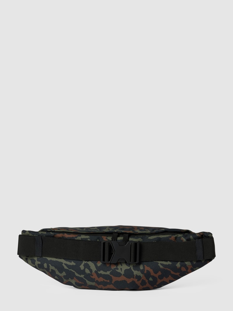Bauchtasche mit Logo-Print in schwarz