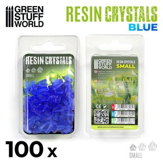 Resinkristalle - Blue (Klein)