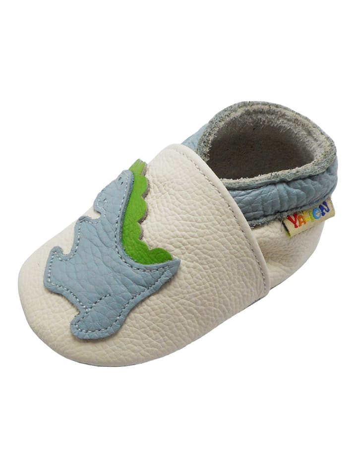 Yalion Leder-Krabbelschuhe 