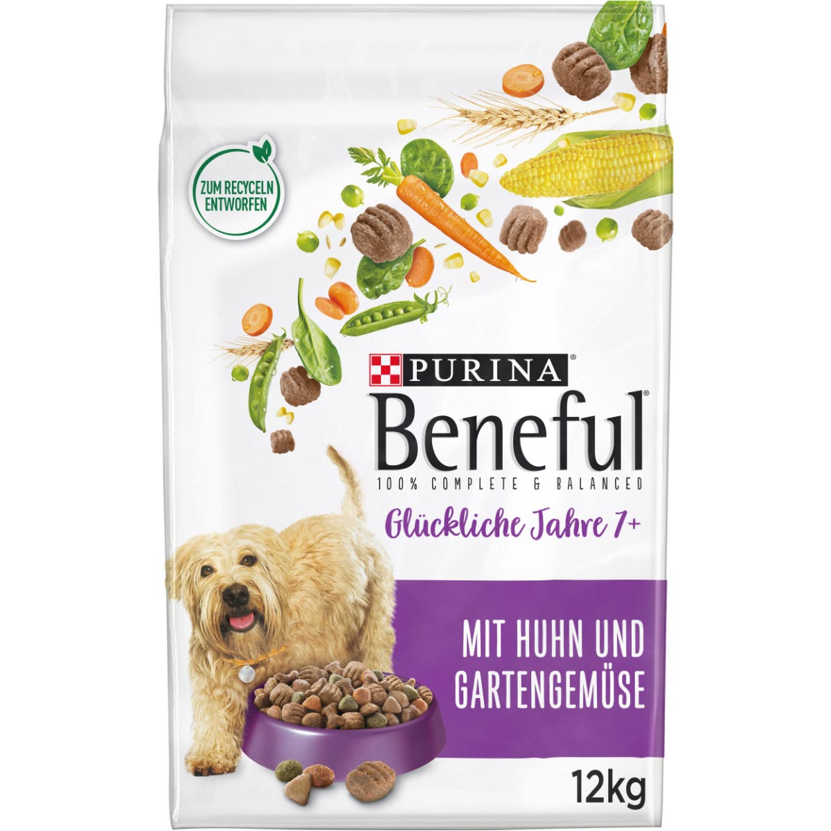 PURINA BENEFUL Glückliche Jahre 7+, Huhn & Gemüse bei ZooRoyal