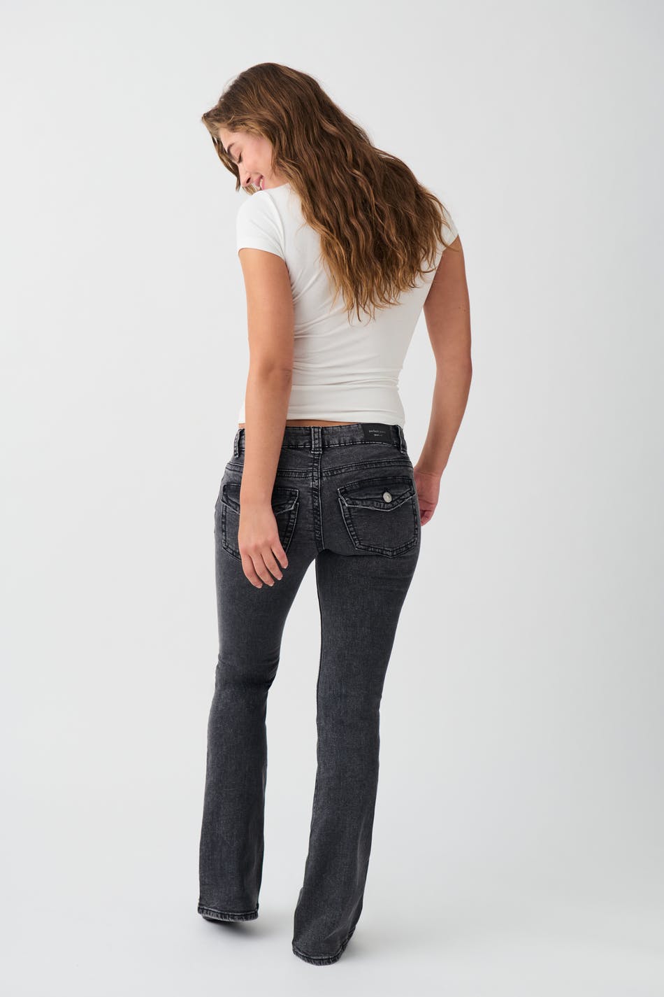 Y2k low bootcut jeans