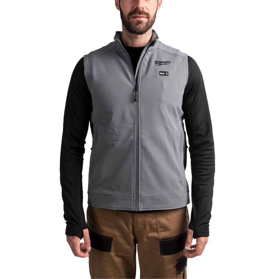 Milwaukee Tilbehør 4932480101 M12 HVGREY1-0 (M) M12 Varmevest Grå