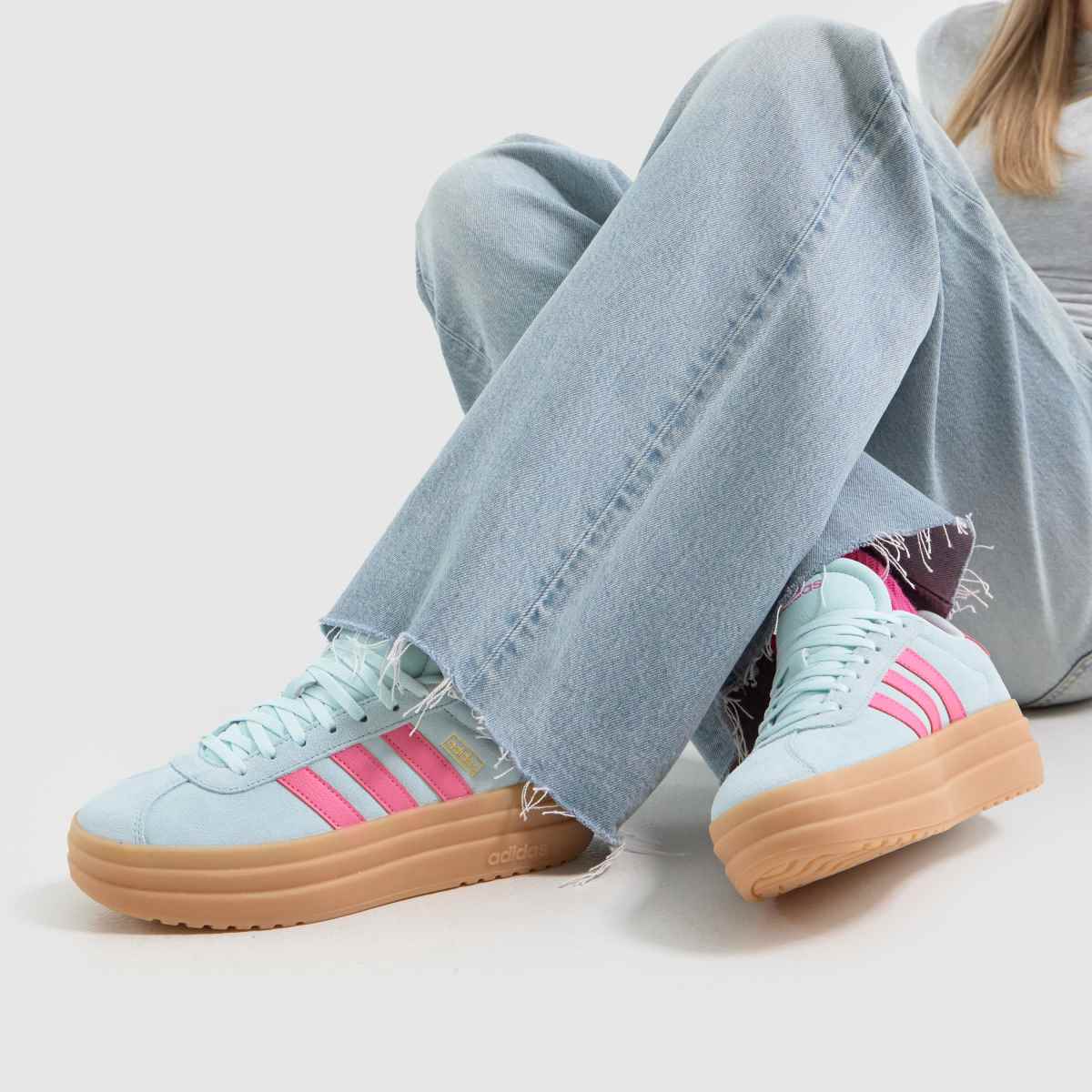 adidas vl court bold – ljusgröna träningsskor