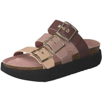 Genuins Cristi Vegan Charol Pantolette in beige