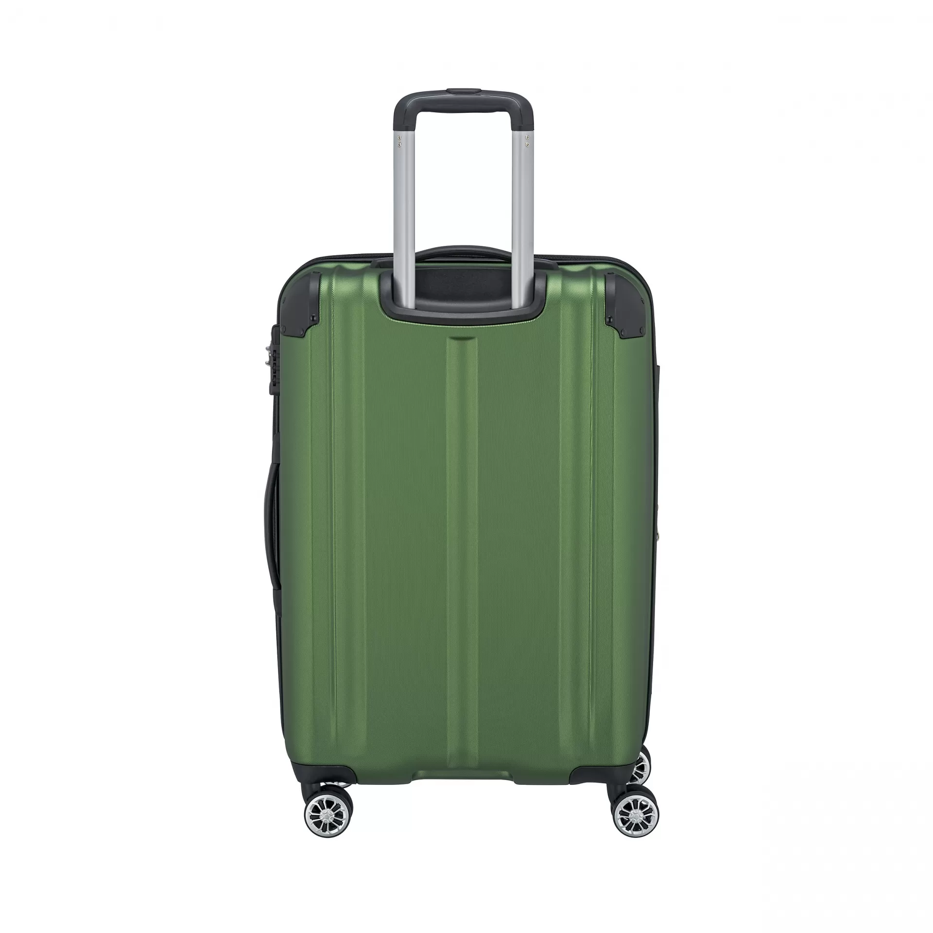 Travelite City Trolley mit 4 Rollen M 68cm EXP 78 Liter - Grün