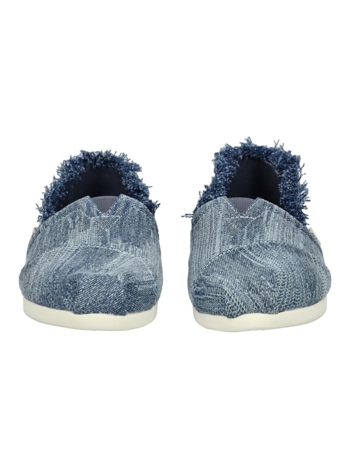 TOMS Slipper in Blau günstig kaufen