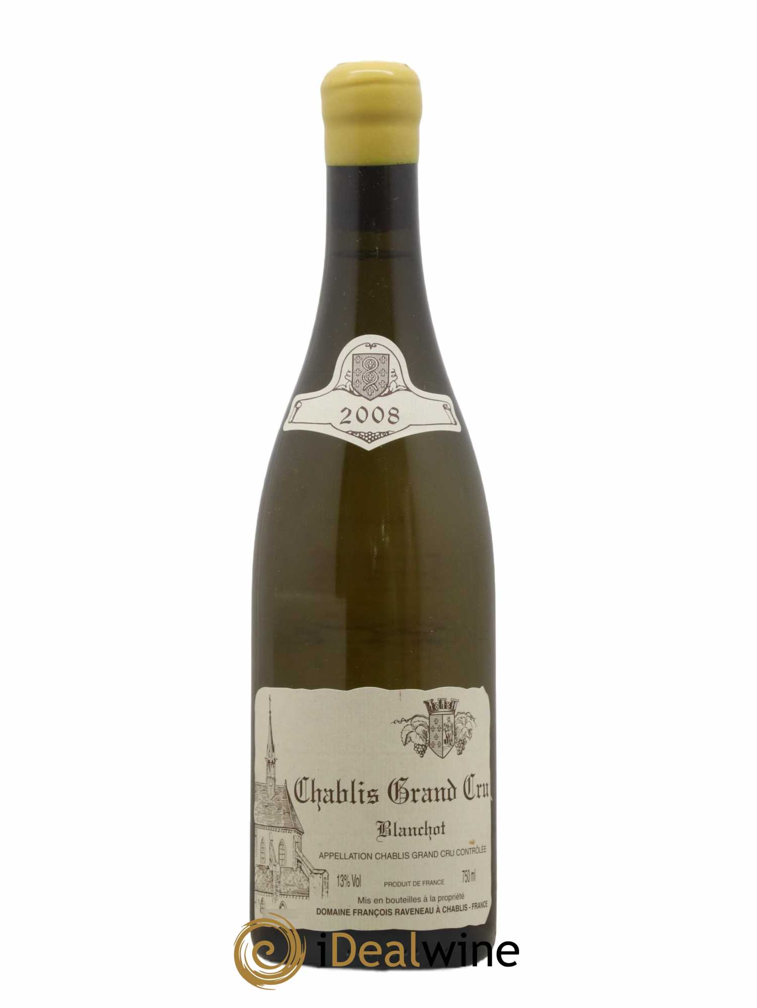Chablis Grand Cru Blanchot Raveneau (Domaine)  2008 - Lot de 1 Bouteille