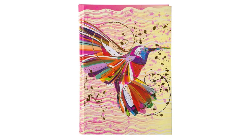 goldbuch Notizbuch Flower Kolibri blanko Motiv