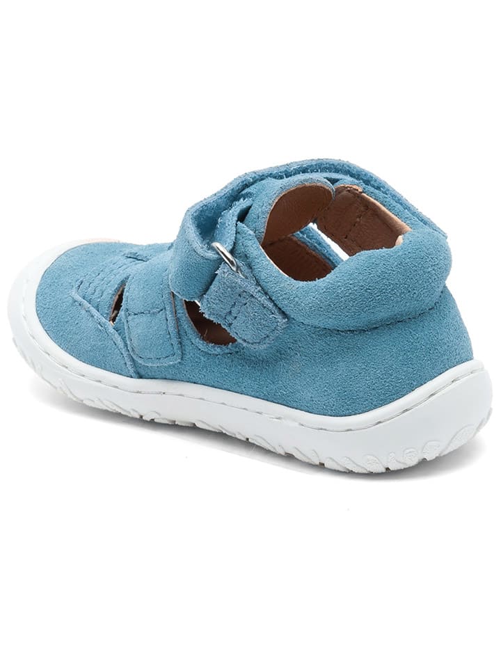 bisgaard Leder-Lauflernschuhe in Hellblau günstig kaufen