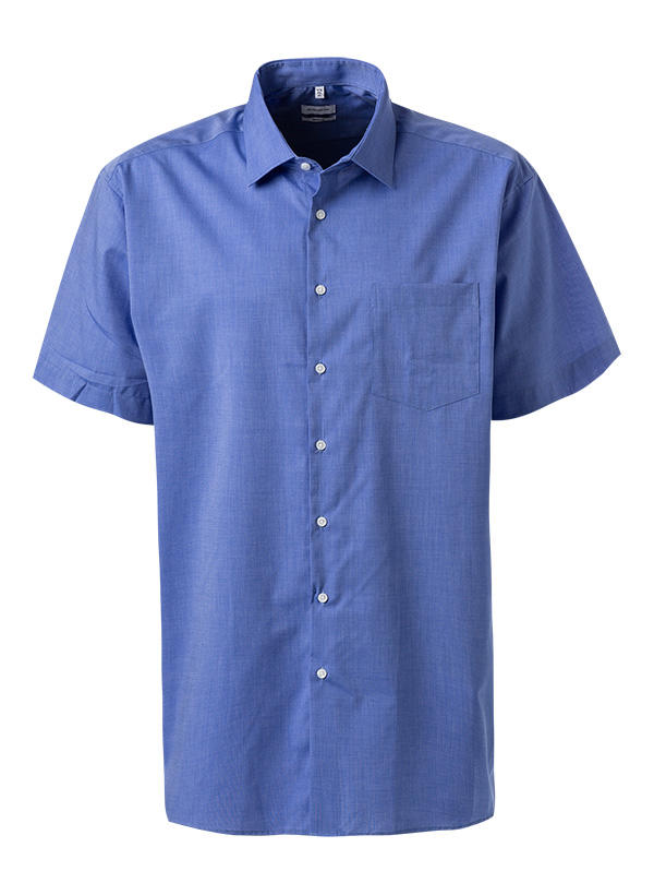 Seidensticker, Kurzarmhemd, Regular Fit, Baumwolle, blau
