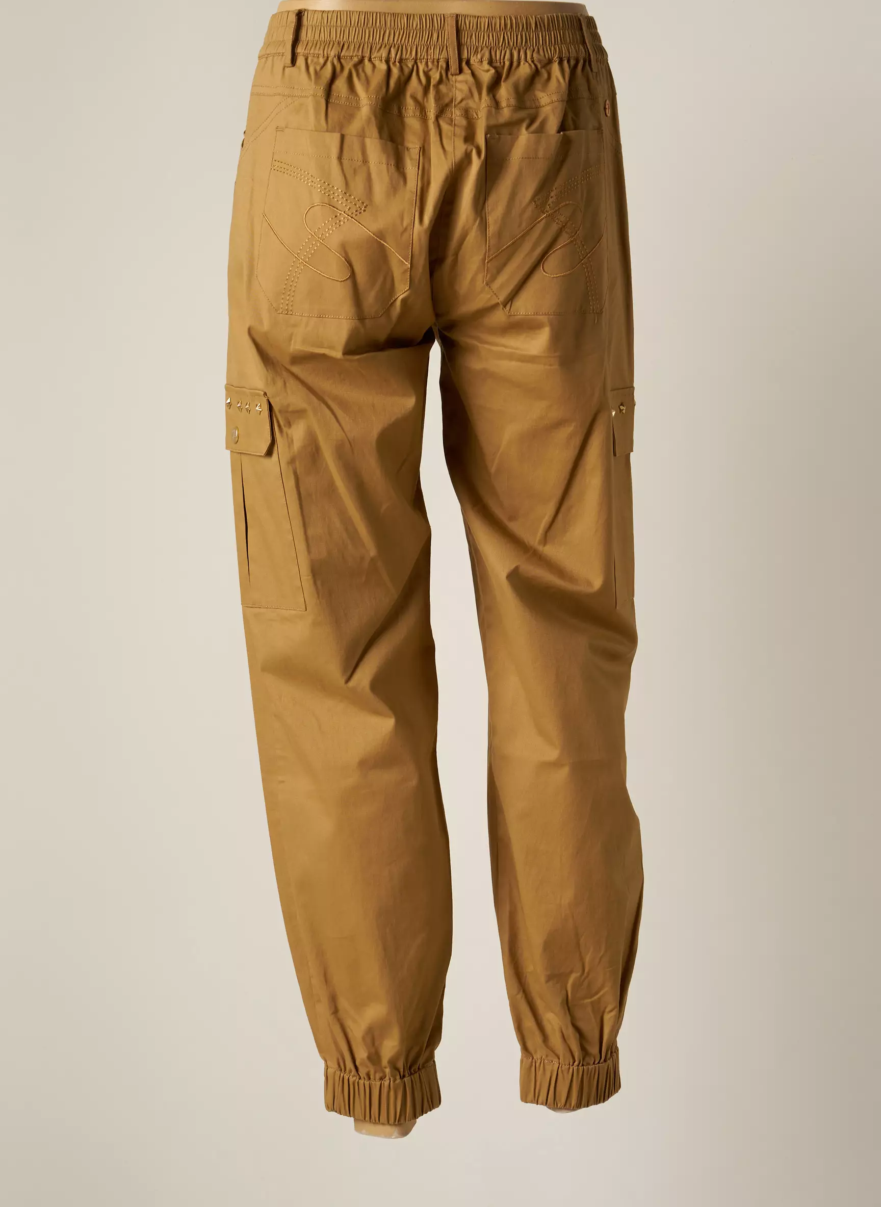 7 Seasons Pantalons Cargo Femme couleur marron