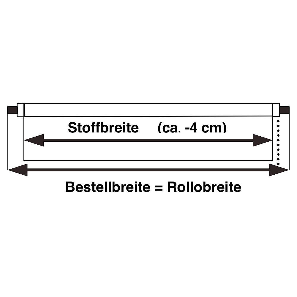 Doppelrollo mit Perlen, Mäander Ornamente Design, Bailena, Lichtschutz, ohne Bohren, freihängend, Klemmfix, glitzernd, Gardine mit Volant-Bordüre