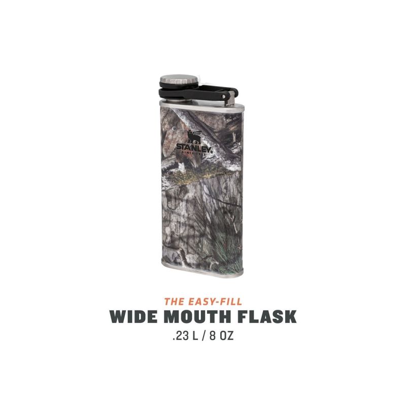 Taschenflasche, Stanley Classic Easy-Fill Wide Mouth Flask 8oz \/ 230ml Country DNA Mossy Oak