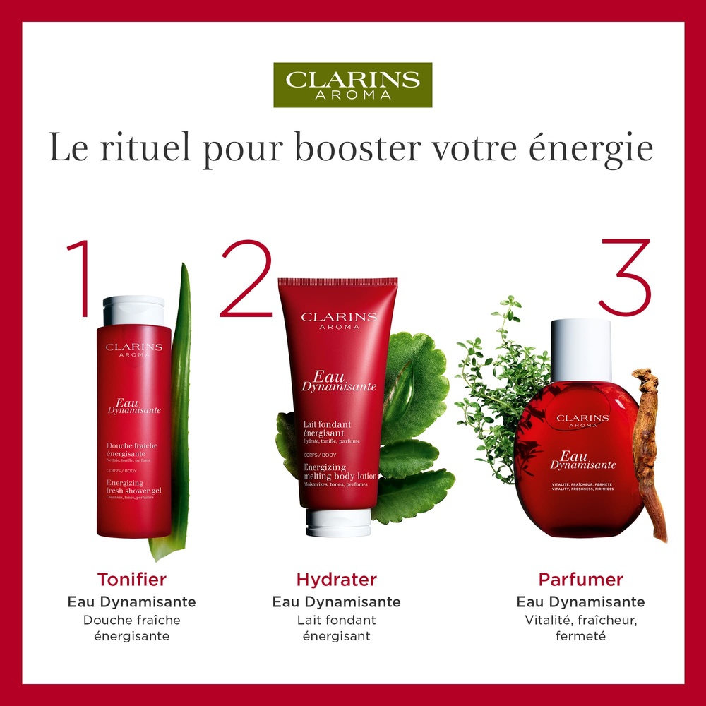 Clarins Eau Dynamisante   Vitalité, Fraîcheur, Fermeté Eau de Soins parfumée Eau de Soins