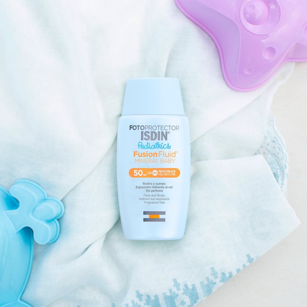 isdin Mineral Baby Crème solaire visage pour enfant SPF50