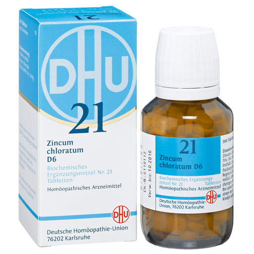 BIOCHEMIE DHU 21 Zincum chloratum D 6 Tabletten  200 St  Tabletten
