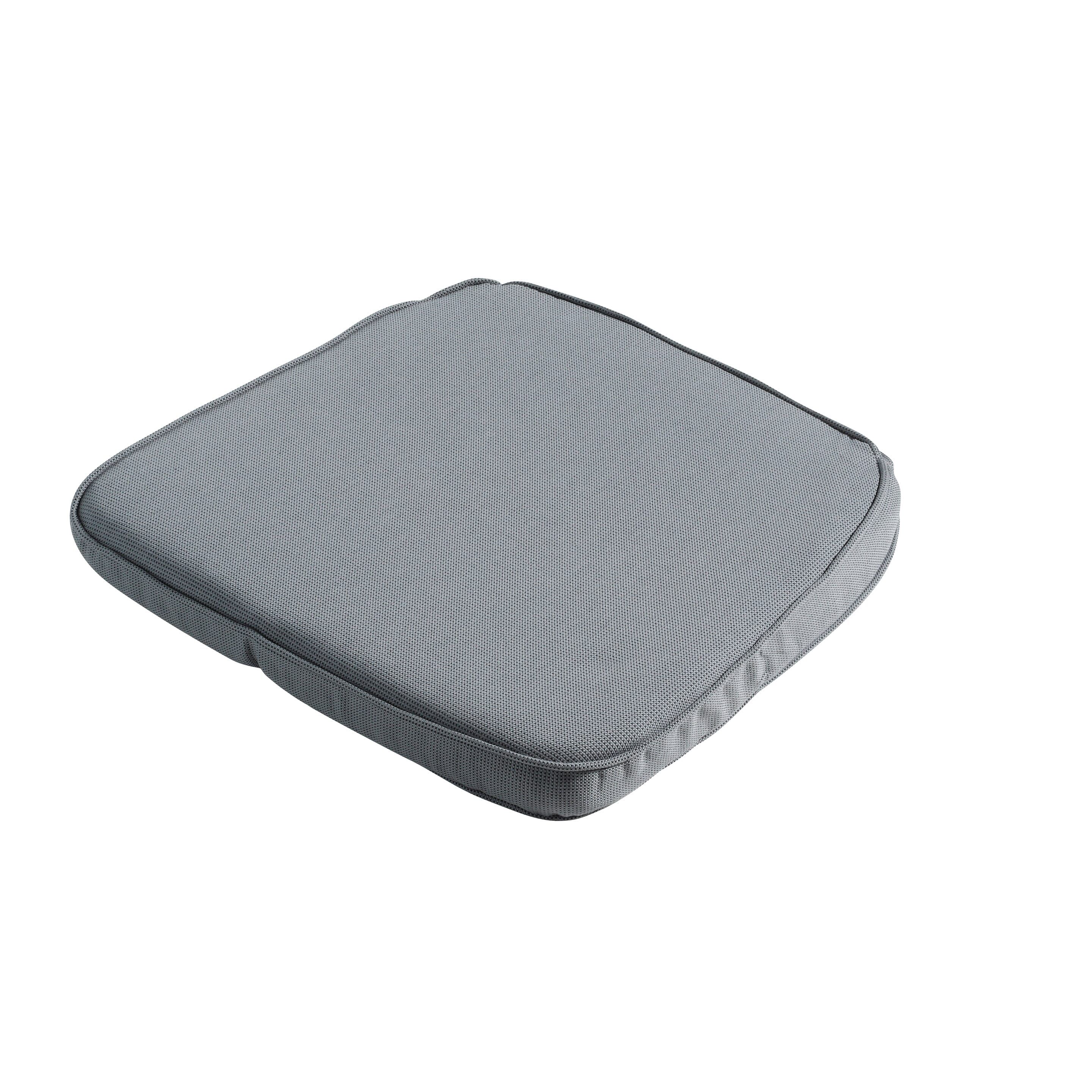Madison Rib Grey 48x48 Sitzkissen