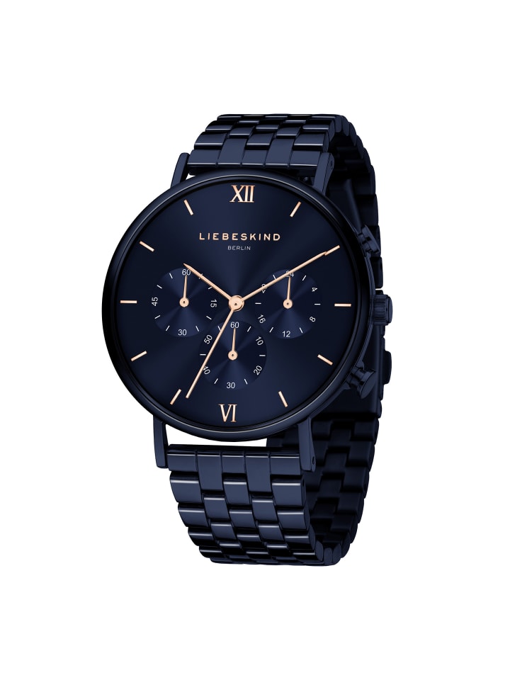 LIEBESKIND BERLIN Armbanduhr in blau günstig kaufen onesize