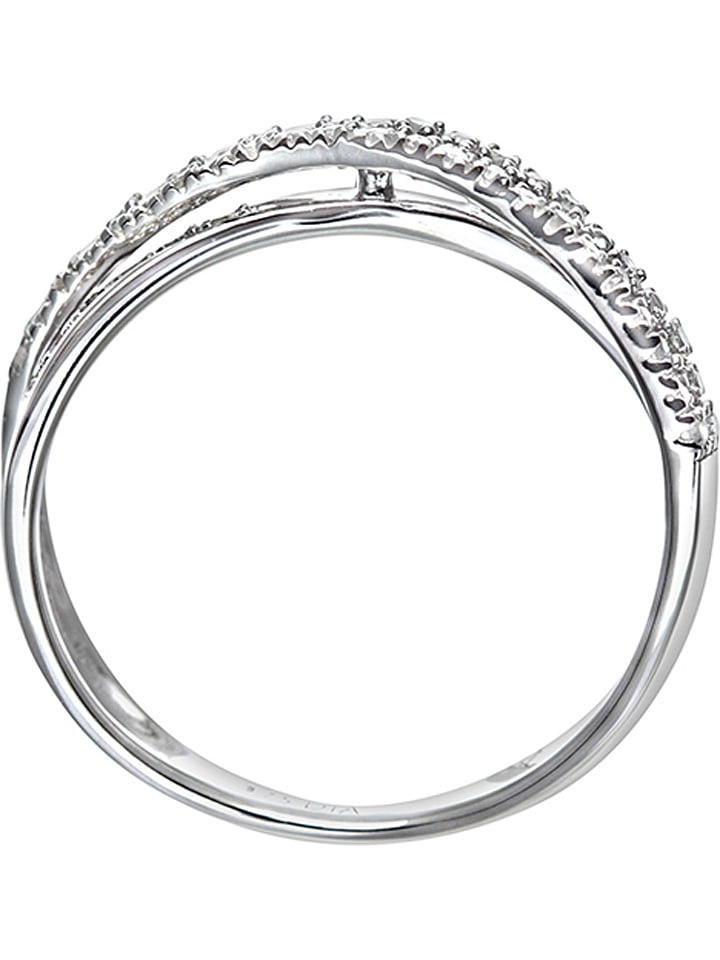 Revoni Weißgold-Ring mit Diamanten günstig kaufen