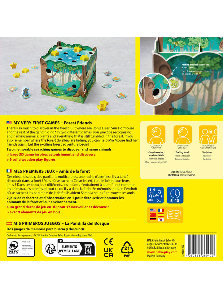 Haba Spiel Meine ersten Spiele in Forest Friends günstig kaufen onesize