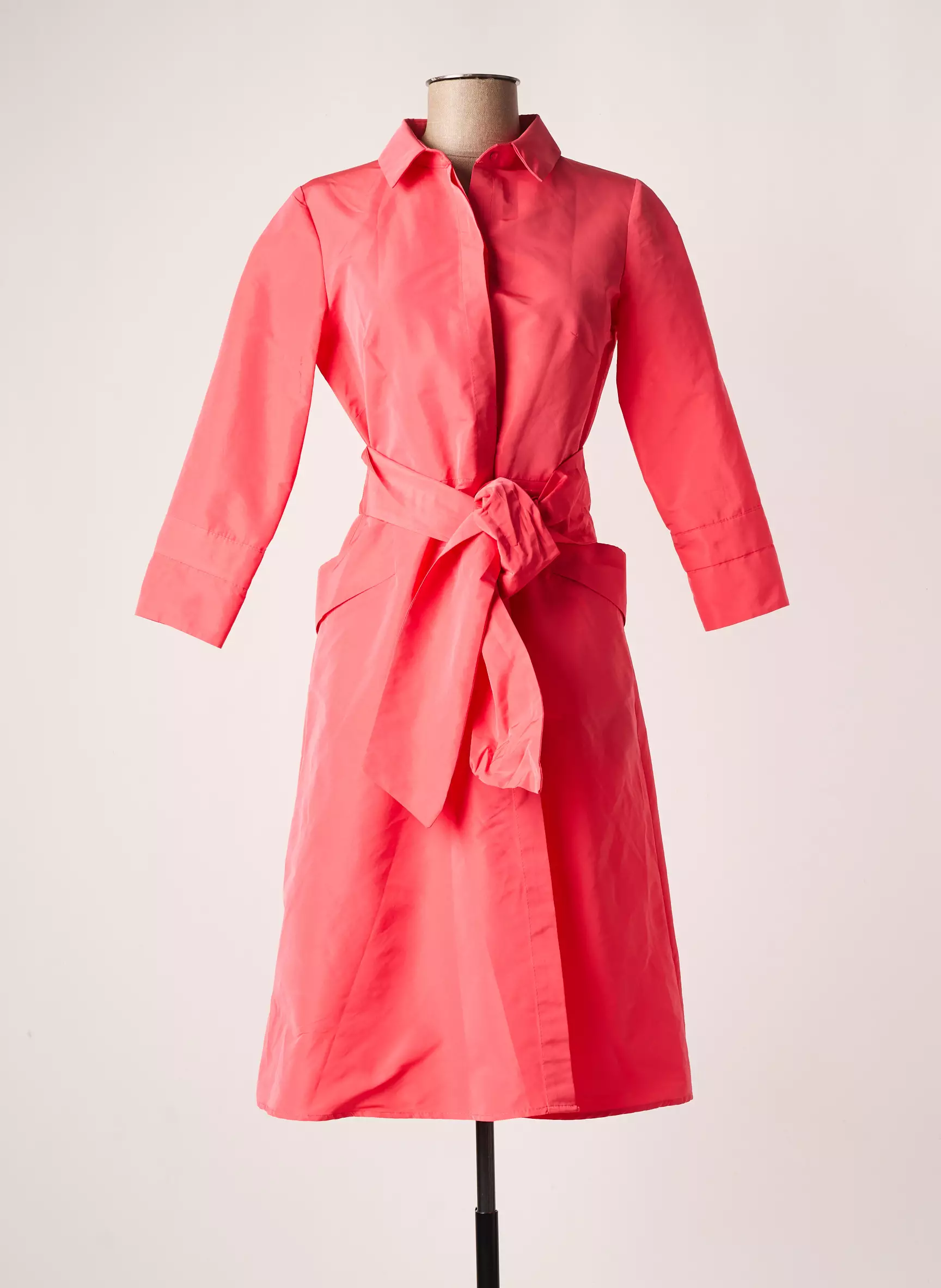 Arggido Robes Mi Longues Femme couleur rose
