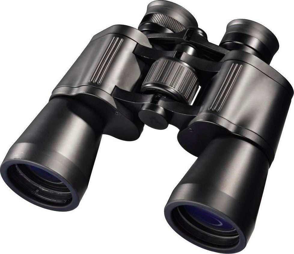 Hama Fernglas für eine scharfe Weitsicht, 10x50 mm, mit Stativanschluss Fernglas (Robustes Gehäuse, Ideal für Reise, Sport, Freizeit, Dioptrinausgleich)