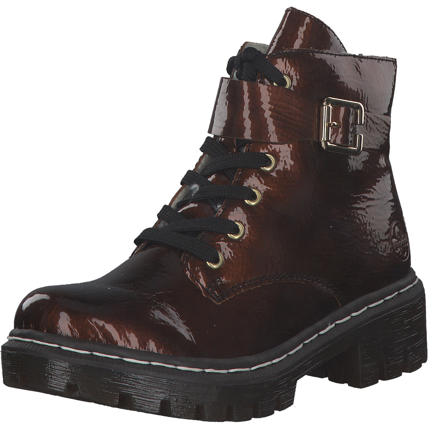 Rieker Y8742, Schnürstiefeletten, Damen, antik