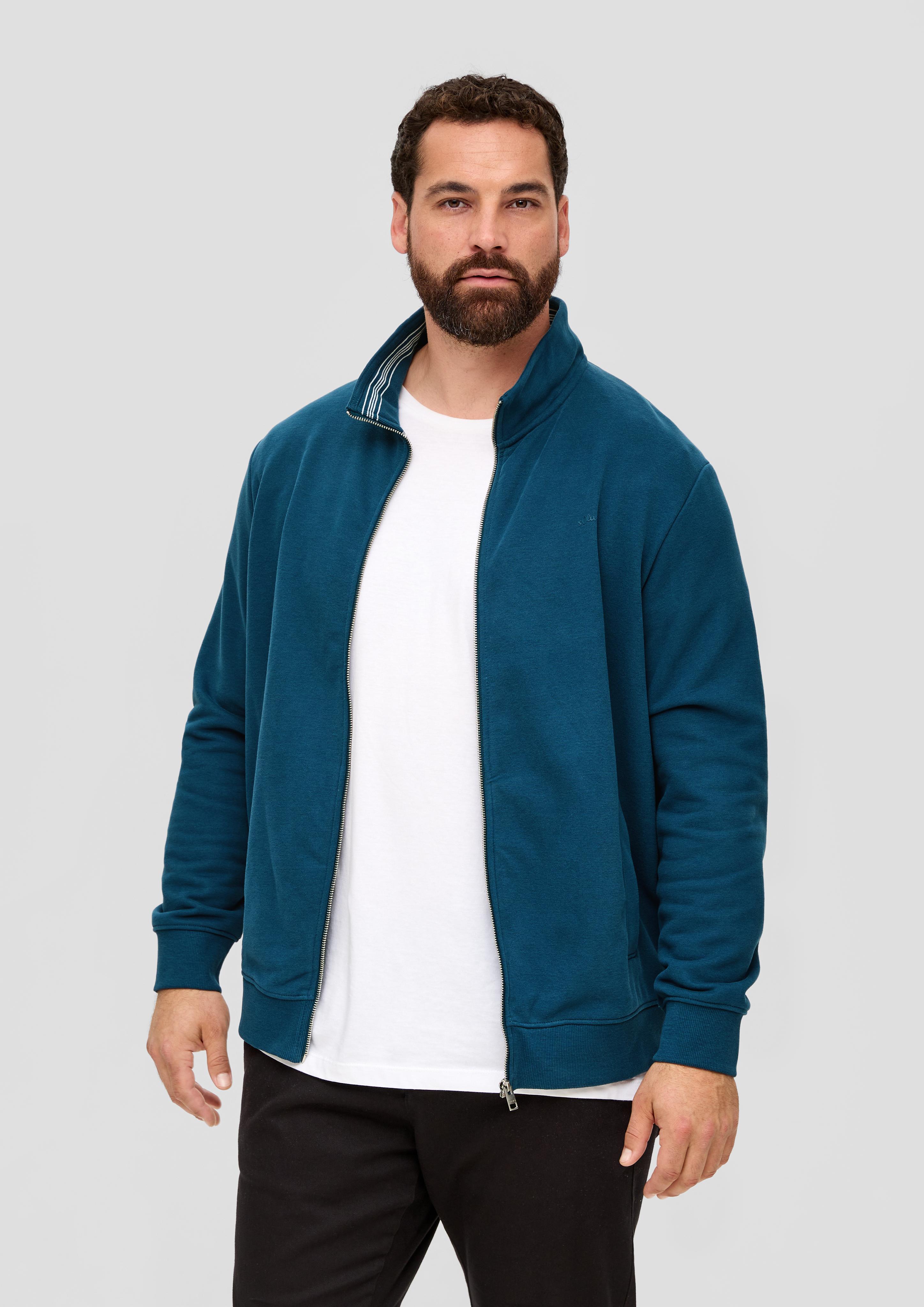 Sweatjacke mit Stehkragen  2139717-6904