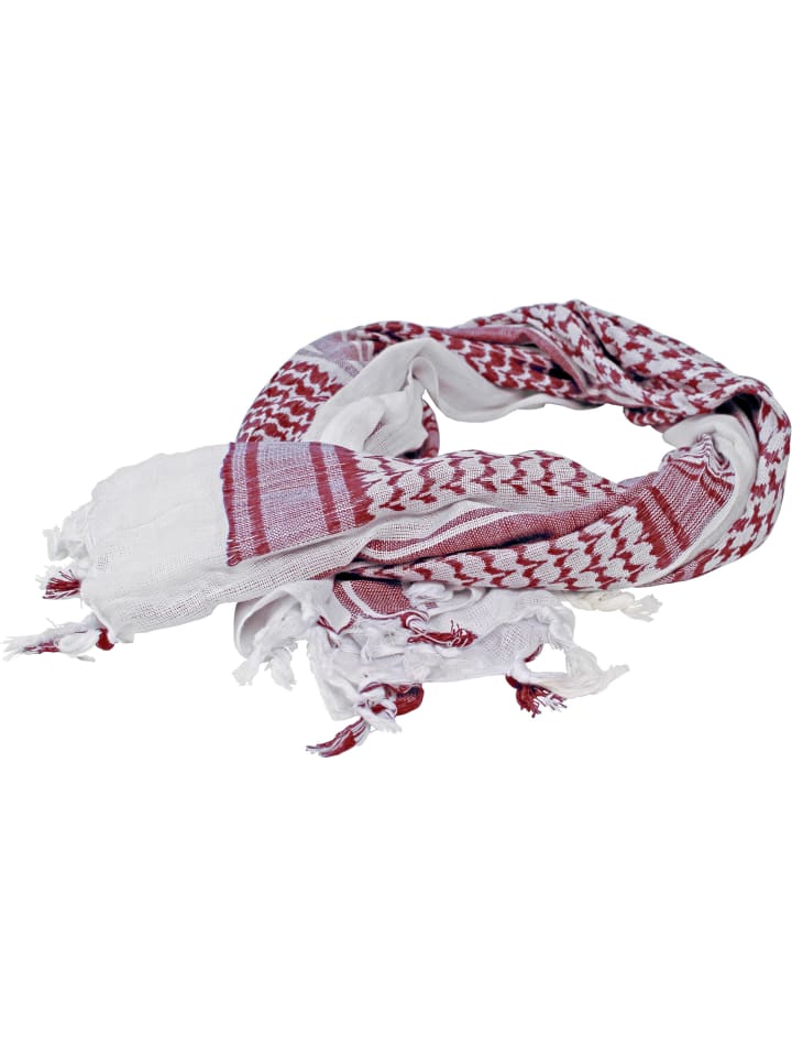 Normani Outdoor Sports Shemagh Halstuch in Rot/Weiß günstig kaufen onesize