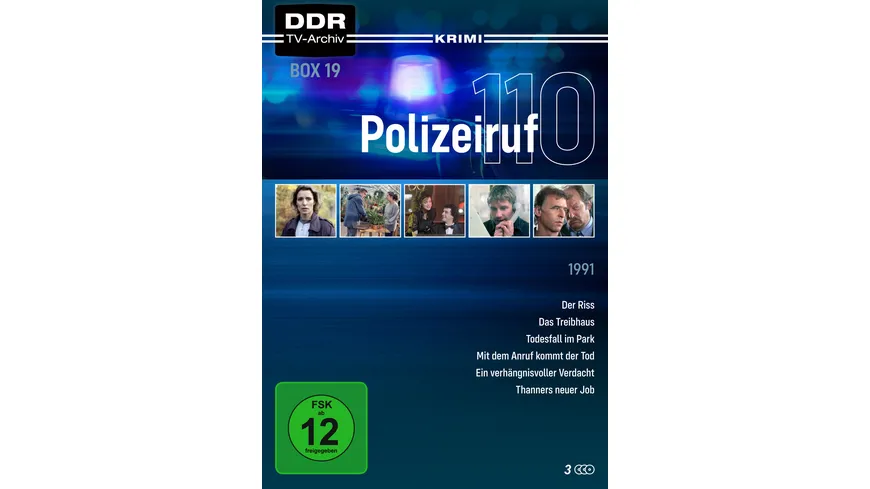 Polizeiruf 110 - Box 19 (DDR TV-Archiv) mit Sammelrücken [3 DVDs]