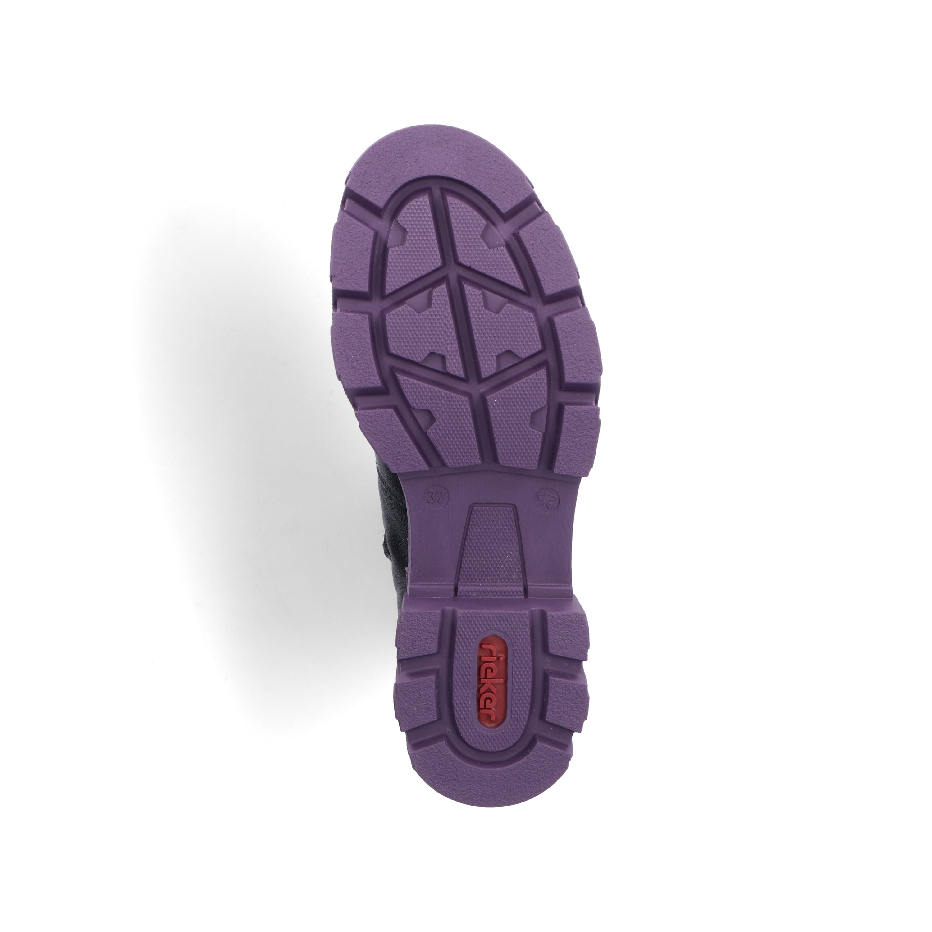 Rieker Damen Biker Boots nachtschwarz-purple