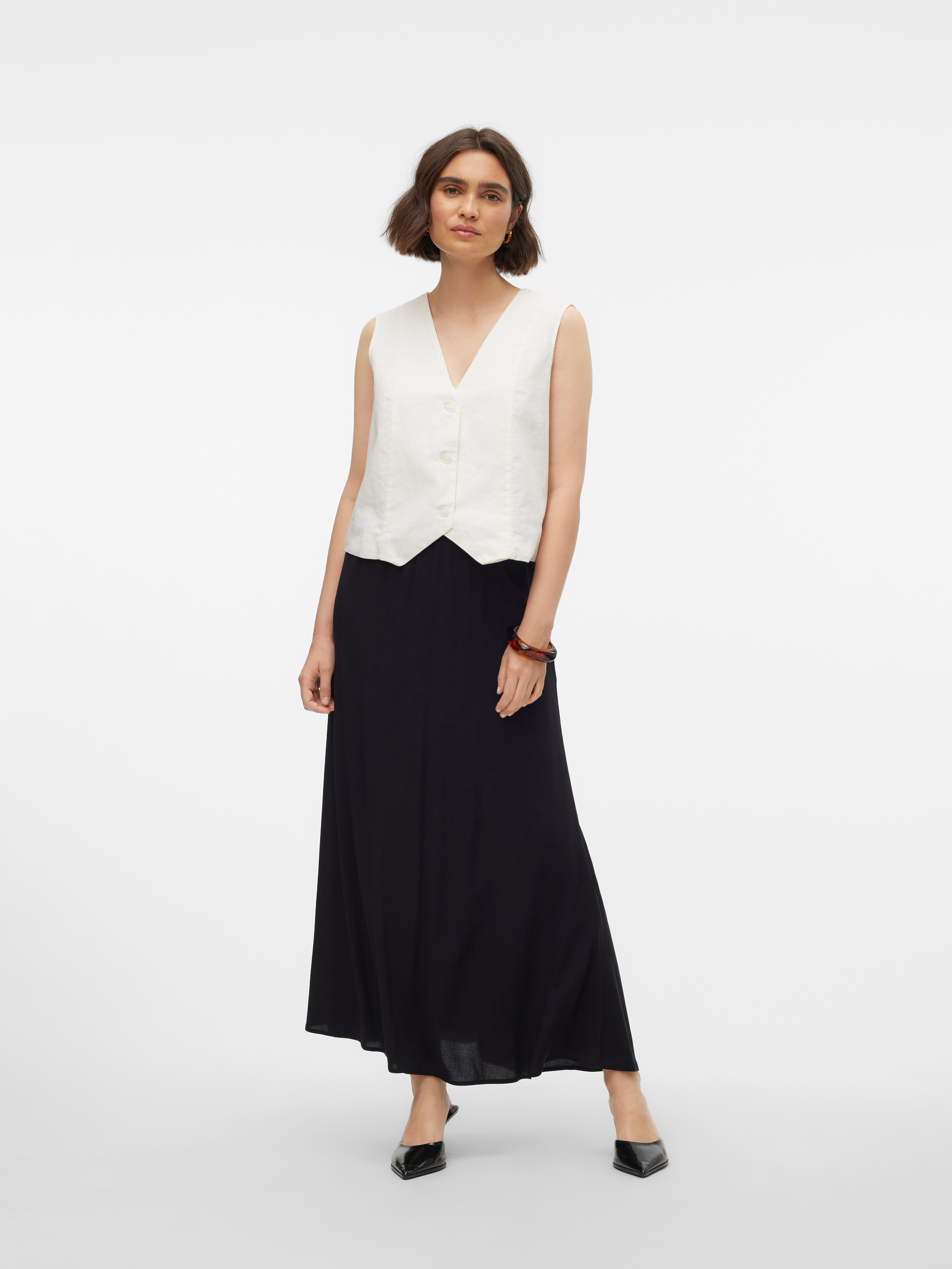 VMALBA Mittlere Taille Langer Rock