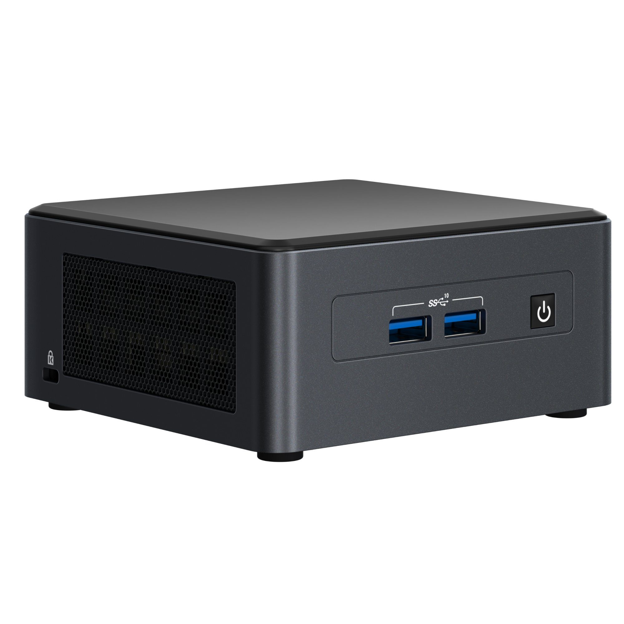 Intel® NUC 11H Pro, fertig eingerichteter Mini-PC (Intel Core i7 1165G7, Iris Xe G7 Graphics, 8 GB RAM, 250 GB SSD)