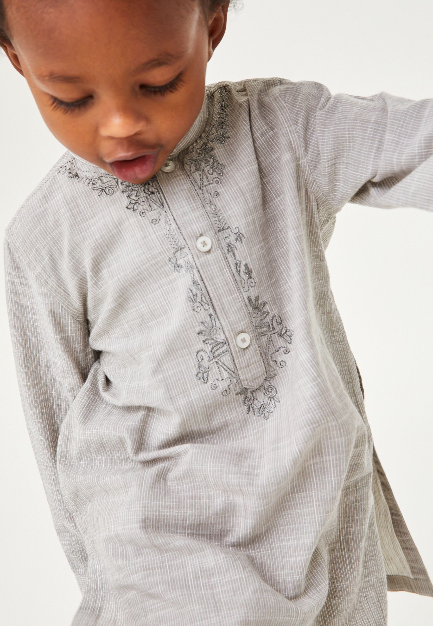Next Tunikashirt Kurta-Hemd mit Stickereien (1-tlg)